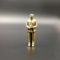 잉어 수집 가능한 황동 조각 된 위대한 남자 회장 마오 마오 Zedong 절묘한 작은 펜던트 동상, 한개옵션0