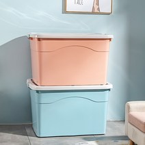 CKLIVING 특대형 플라스틱 리빙박스 이불 옷 이사 창고 공간 물품 보관함 다용도 대용량 수납정리함 120l 200l 300l, 50, 코랄