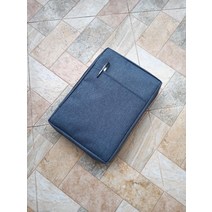 북커버 가죽 성경책 책 북파우치 커버, 블루19.5x14x4