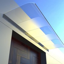 비가림막 접이식 어닝 테라스 현관 차광막 천갈이 눈, 단일사이즈, E_400x1000 반투명