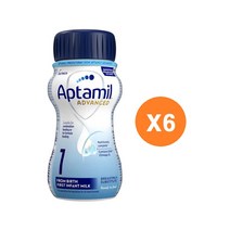 압타밀 액상분유 프로푸트라 어드밴스 (리뉴얼제품) 1단계 (0-6개월) 200ml 6개 (유통기한 2023.9.12)