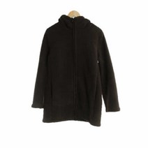 유니클로 브라운 투웨이롱후드집업 여자 M 8100