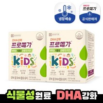 종근당건강 프로메가 짜먹는 식물성오메가3 키즈 2박스, 5ml