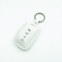 파라코리아 가죽 스마트키케이스 현대차용 (캐스퍼 투싼TL LF쏘나타 아반떼AD 쏘나타뉴라이즈등/사피아노무늬/캐비어무늬), 아이보리, 현대 타입D1 사피아노