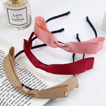 예쁜 골지 리본 헤어밴드 여자 여성 제니머리띠