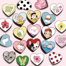 프로머스 하트그립톡스마트톡핑거톡핸드폰거치대손잡이링고리, 2개, H016. 빨강머리