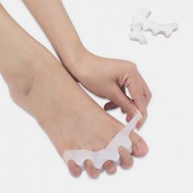 실리콘 발가락 보호대 고정기 발가락링 벌리개 벌리기 엄지 새끼 분리 교정, 옵션선택_실리콘 발가락링 양발세트