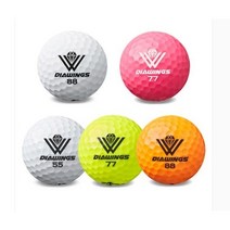 다이아윙스 비거리 전용 장타 골프공 M2/ M3/ M5 (25구), M2, 무광핑크