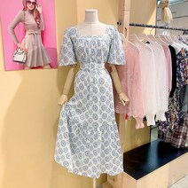 도로시홀릭 벨티드문양맥시원피스(DO52709)
