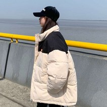 박나래패딩 점퍼 복고풍 단톤 경량 여성 연예인 패딩 코듀로이 원마일웨어 겨울 꾸안꾸 여친 룩 아우터