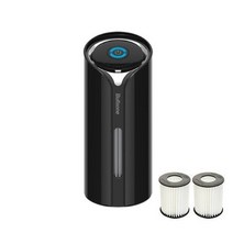 불스원 에어테라피 멀티액션 차량용 공기청정기 (블랙/화이트)+필터, 에어테라피 멀티액션 차량용 공기청정기 (블랙/화이트)+, 블랙