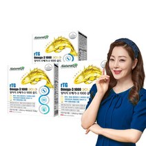 네추럴라이즈 장용성 초임계 rTG 알티지 오메가3 1000 골드 비타민E 3박스(총 6개월 분), 상세 설명 참조, 단일옵션