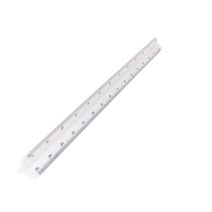 925034 Utoolmart 삼각형 비율 스케일 눈금자 30cm11.81인치소형 건축 저울 플라스틱 건축가 엔지니어 제도자 학생 측정 도구 1개