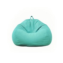 Lazy BeanBag-커버 소파 패브릭 천 방수 라운지 좌석 대용량 야외 실내 가구 폴리에스터 가방 성인 키즈, 04 Blue