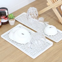 그릇건조대 싱글리빙 주방 정수기 컵받침 트레이 식기건조대 KT10 컵건조대, 슬림