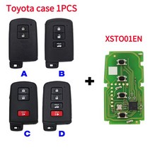 스마트키 원격시동 자동차 Xhorse VVDI XM38 스마트 키 XSTO01EN 근접 원격 8A 4D 4A 칩 도요타 렉서스용 업데이트 버전 지원 312 314 315 434, [04] D, [06] NO.33