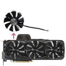 gtx980tiZotac GeForce GTX 980TI AMP 6GB GTX980Ti ARCTICSTORM TITAN X 12GB 용 3pcs 85mm GA91S2H GPU, 01 1pcs
