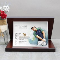 언더패 골프싱글패문구 3D골프트로피 이글트로피