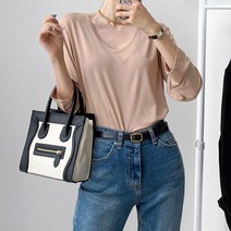 롤스 베이직핏 긴팔 티셔츠 레이온 4color / 루즈핏 레이어드 굿 티셔츠 / 사계절 코디필수 빅사이즈 여성의류