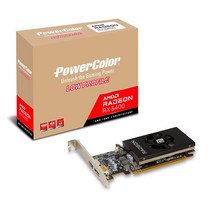 파워칼라PowerColor AMD 라데온 RX 6400 로우 프로파일 그래픽 카드 4GB GDDR6 메모리 포함