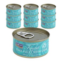 피쉬포캣 70g x 10개 고양이 습식캔 주식캔 7종선택, 참치와씨위드