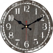 재미 있는 치과 의사 사무실 치과 치료 소박한 대형 벽시계 장식 침실용 Horloge Murale 보육 무음 시계 아트, 13343_14inch(34cm)