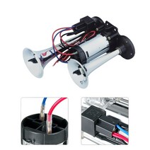 발통마켓 에어혼 12v 24v 화물차 크락션 나팔 자동차 빵빵이 바이크 뱃고동, 듀얼에어혼콤프형(24v)2P