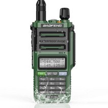 생활 소형 병원 업소용용 무전기 Baofeng UV-9R Pro 방수 IP68 워키 토키 고출력 양방향 라디오 VHF UHF 휴, 9R Pro Green_EURO
