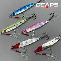 캡스 국민메탈 7g에서 40g까지 틴셀 메탈 지그헤드 하드베이트 배스 농어 삼치 부시리, 21g, 레드헤드 실버