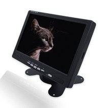 [한눈알] 자동차 거치대 LCD 모니터 7인치 디스플레이 리모컨