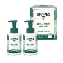 크리넥스 버블버블 핸드워시 에코 그린허브, 16개, 500ml