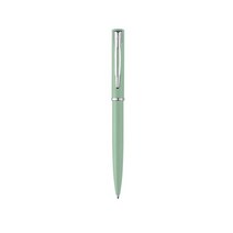 Waterman Allure 볼펜 | 크롬 트림이 있는 시트론 옐로우 매트 래커 미디엄 포인트 블루 잉크 선물 상자 포함, Mint Green