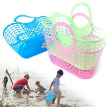 해루질 바구니 1p (갯벌 조개 양동이 바스켓 체험학습 농장), 색랜덤1p