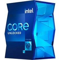 정품 Intel 인텔 코어 i9 11900K 데스크탑 프로세서 8코어 최대 5.3GHz 잠금 해제 LGA1200(인텔 500 시리즈 일부 400 칩셋) 125W 1206277, i9-11900K