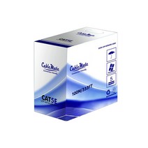 케이블메이트 CAT.5E UTP 100M 랜케이블 회색 (BOX), 1개