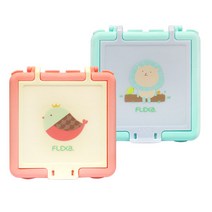 유아 치즈케이스 치즈컷팅 치즈보관함 2가지 색상, 02_플렉사 치즈케이스(민트)