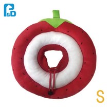 애견 상처보호용 딸기 넥카라 S 소형견 피부병