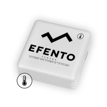 EFENTO 에펜토 무선 온도계 T1 -35도~70도 측정 데이터로거 블루투스 약품 창고 농장 박물관 등, 1개