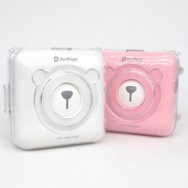 핸드폰사진인화기 사진출력기열프린터 크리스탈 투명 PC 보호 커버 가방 여행 포켓 운반 케이스 Peripage, 한개옵션0