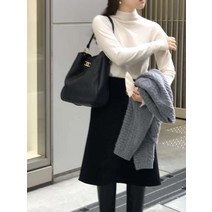 태어난 C2022 겨울 새 한국 동대문 우 * ce 레저 솔리드 컬러 하프 하이 넥 긴 소매 셔츠 재킷 여성
