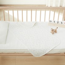 소베맘 오가닉 코튼 양면사용 아기 방수패드, M(60cmX110cm)