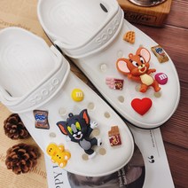 DORAN 톰과제리 고양이 생쥐 3D 대형 신발악세사리 파츠 크록스 호환 SET (11pcs)