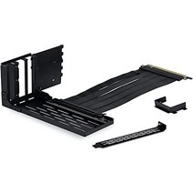 LIANLI 수직 그래픽 카드 홀더 화이트 PCI-E 4.0 라이저 케이블 포함 (O11DE-1W), White_Additional I/O Kit