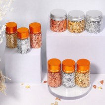 모조 골드 호 일 아트 공예 종이 잎 잎 시트 대량 호 일 종이 네일 아름다움 금박에 대 한 나뭇잎 DIY 네일 플레이크 아트 장식, [03] C