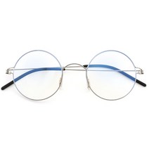 티타늄안경테 동그란안경테 동글이 블루 라이트 차단 남녀공용 라운드형 초경량 독서용 안경