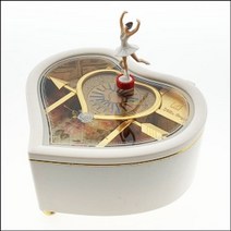 무빙 오르골(뮤직박스)-하트 보석함 위의 발레리나, 옵션