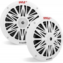 6.5 인치 듀얼 마린 스피커-200W 전원 폴리 카본 콘 및 부틸 고무 서라운드 방식의 방수 및 내후성 옥외