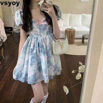 vsyoy 프렌치 플라워 원피스