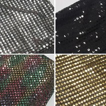 럭셔리 6mm도트 스팽글 원단 11종, 그린