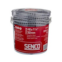 Senco 센코 06A125P 듀라 스핀 번호 6x1-1/4인치 드라이월과 목재 조합 나사